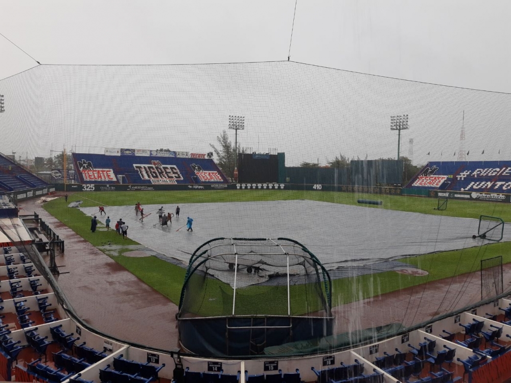 Lluvia no deja jugar a Tigres y Guerreros 